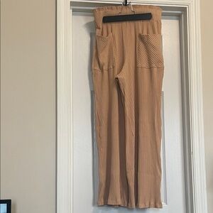 FP Movement by Free People Tan Wide Leg Pants